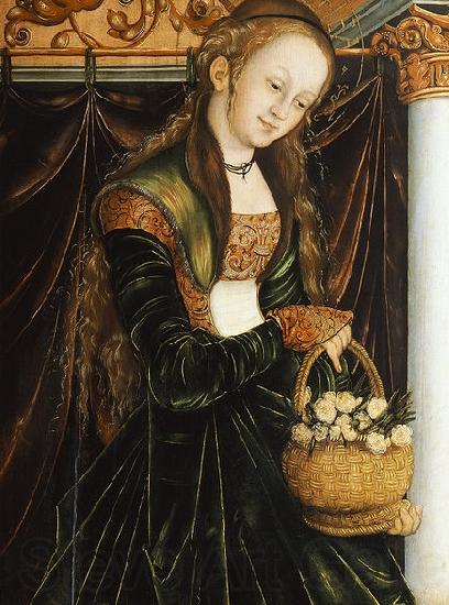 Lucas Cranach Die Heilige Dorothea Germany oil painting art